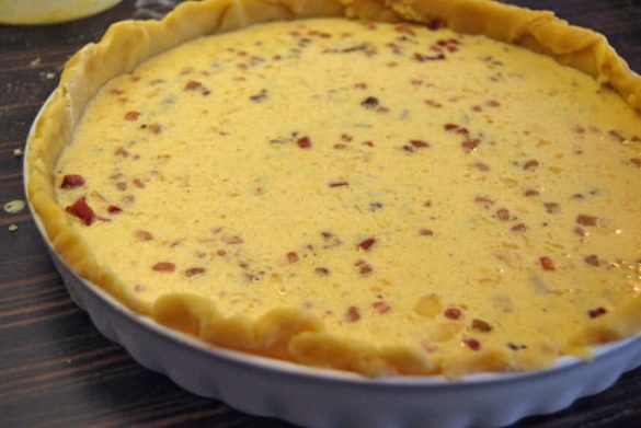 Quiche Lorraine - Lothringer Speckkuchen | AlleKochen.com