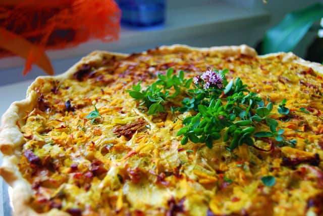 Kurbis Pfifferling Quiche Es Herbstelt Weiter Allekochen Com